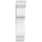 Ekena Millwork Standard Carmel Architectural Grade PVC Bracket With Traditional Ends, 5"W x 16"D x 22"H BKTP05X16X22CAR01 - alternate 3